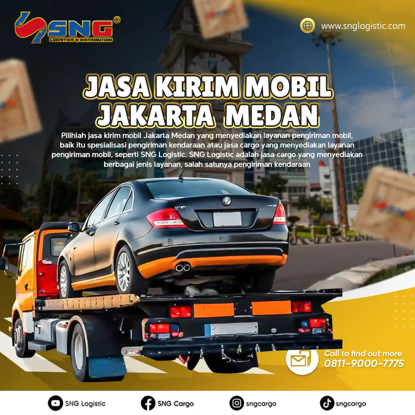 Jasa Kirim Mobil Jakarta Medan Aman & Terpercaya